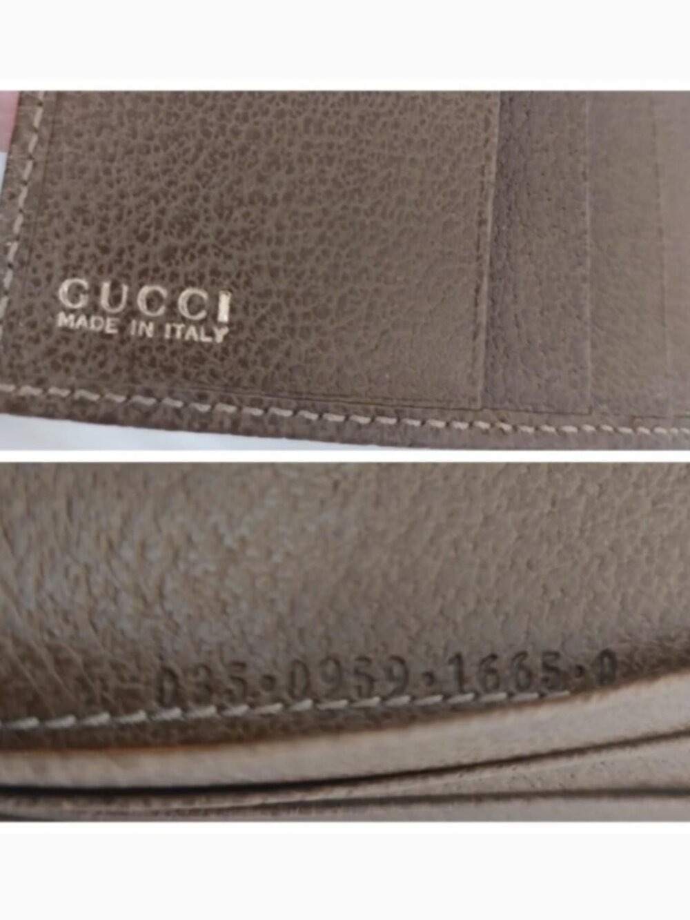 Gucci vintage 70s 80s buckle belt leather compact wallet w/box EUC - Picture 7 of 10